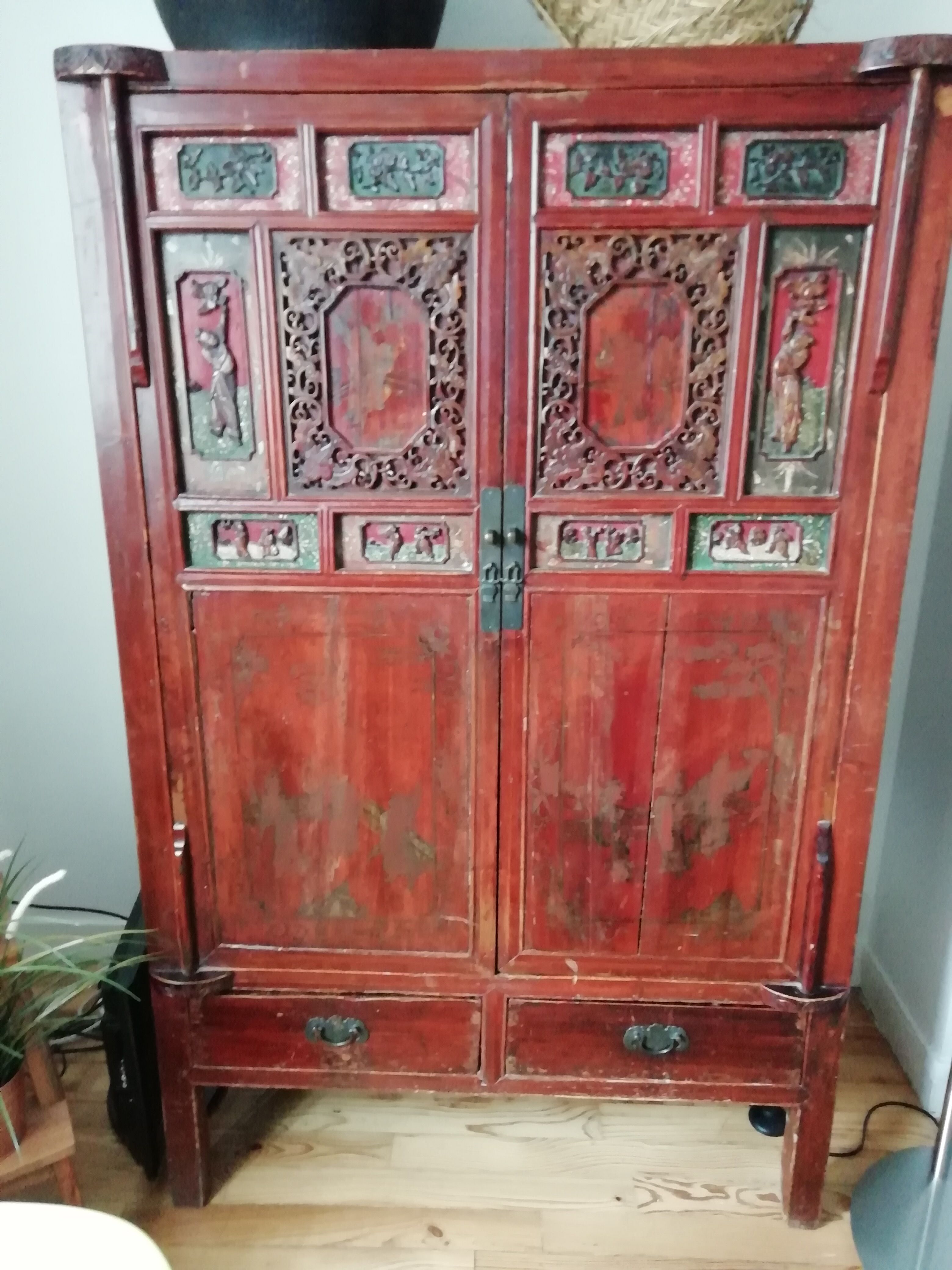 Antique Chinese wardrobe