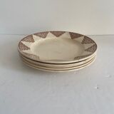 Set of 5 dessert plates saint amand