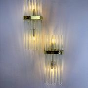 Paire de lampes murales de Sciolari pour Lightolier, vers les années 1970, Italie.