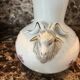 Decorative vase Herend Hungary - Apponyi Raspberry model - Adorned with a head