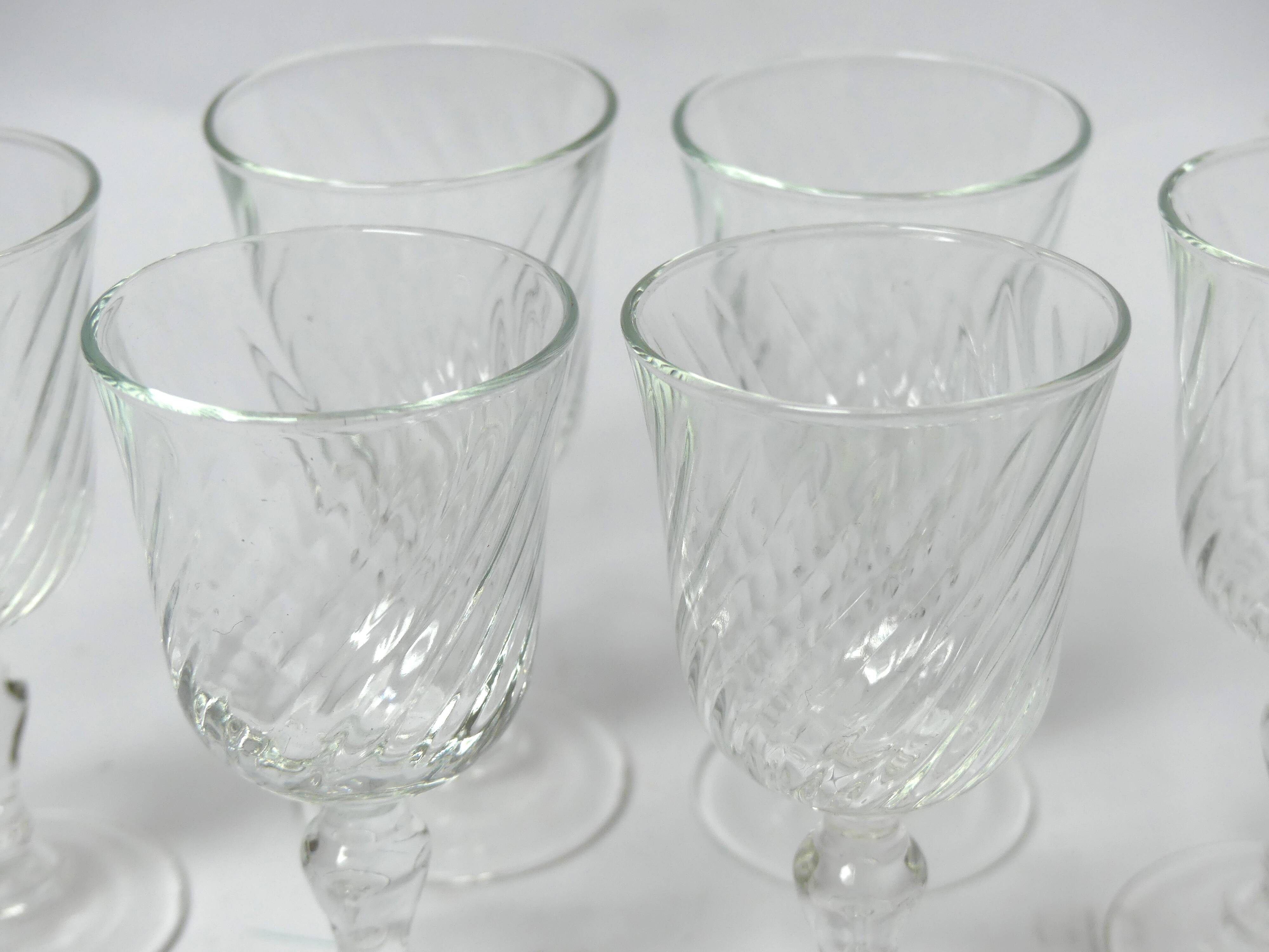 Luminarc liqueur glasses