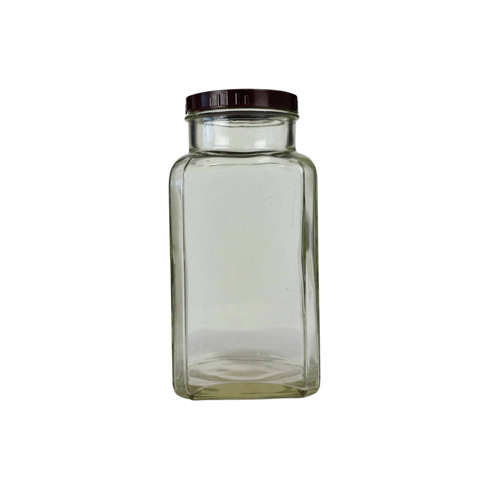 Glass candy jar