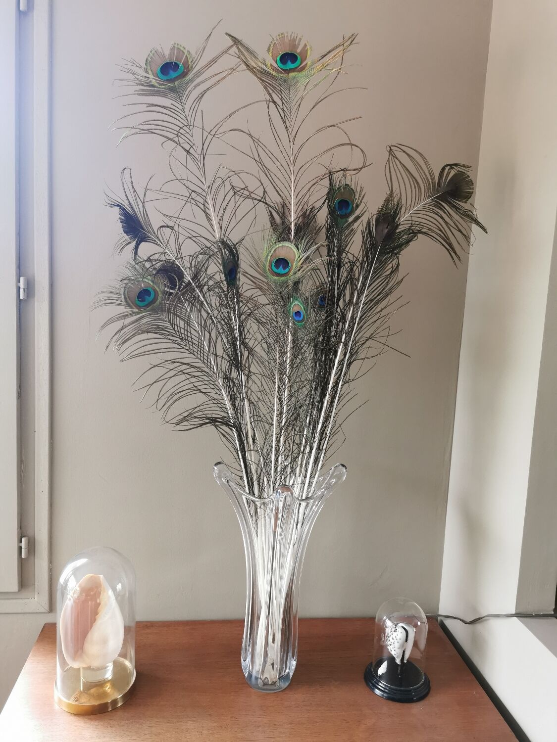 Vintage crystal vase