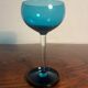 Set of 8 vintage 1960s glasses – elegant blue-green-turquoise design
