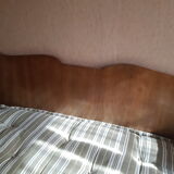 Bed frame with headboard whiskers
