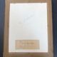 Framed watercolor Route de Vence signed Migueline 1933