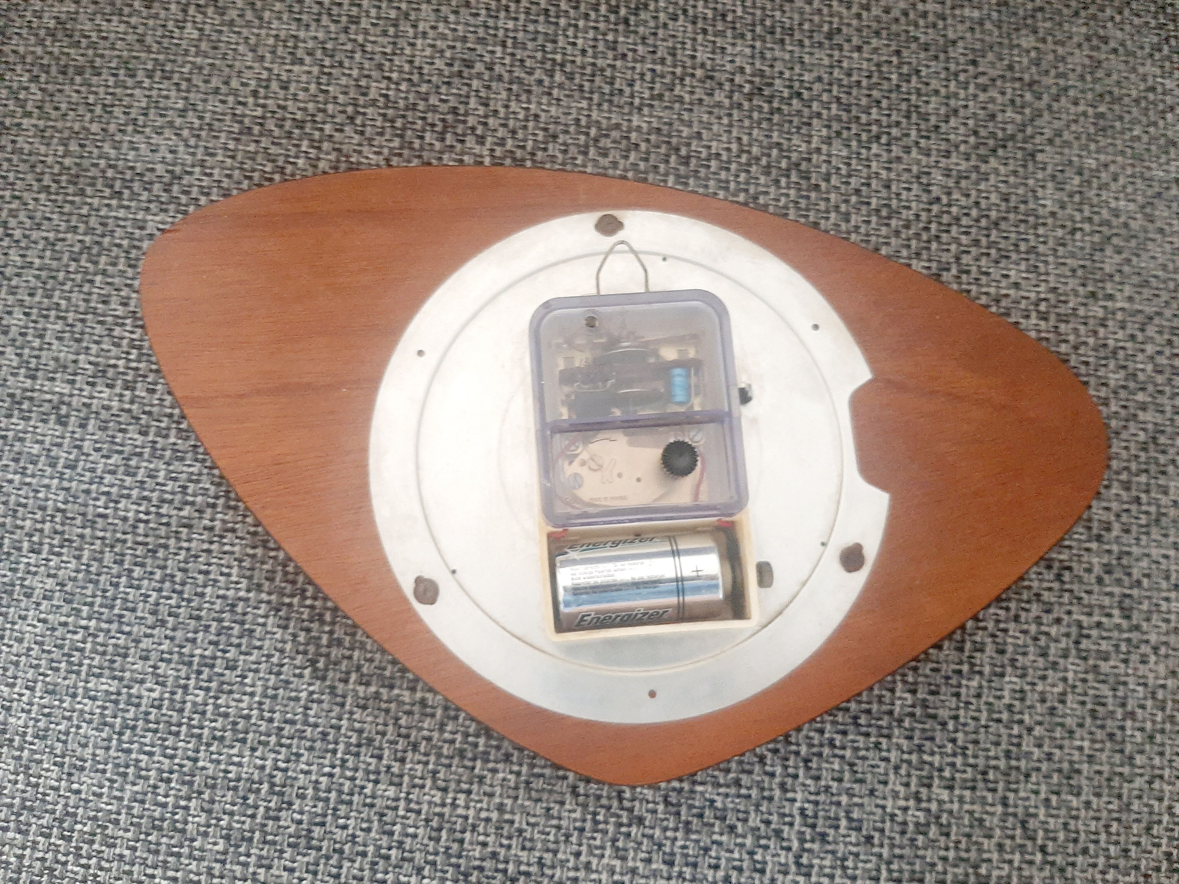 Vintage formica freeform Odo clock