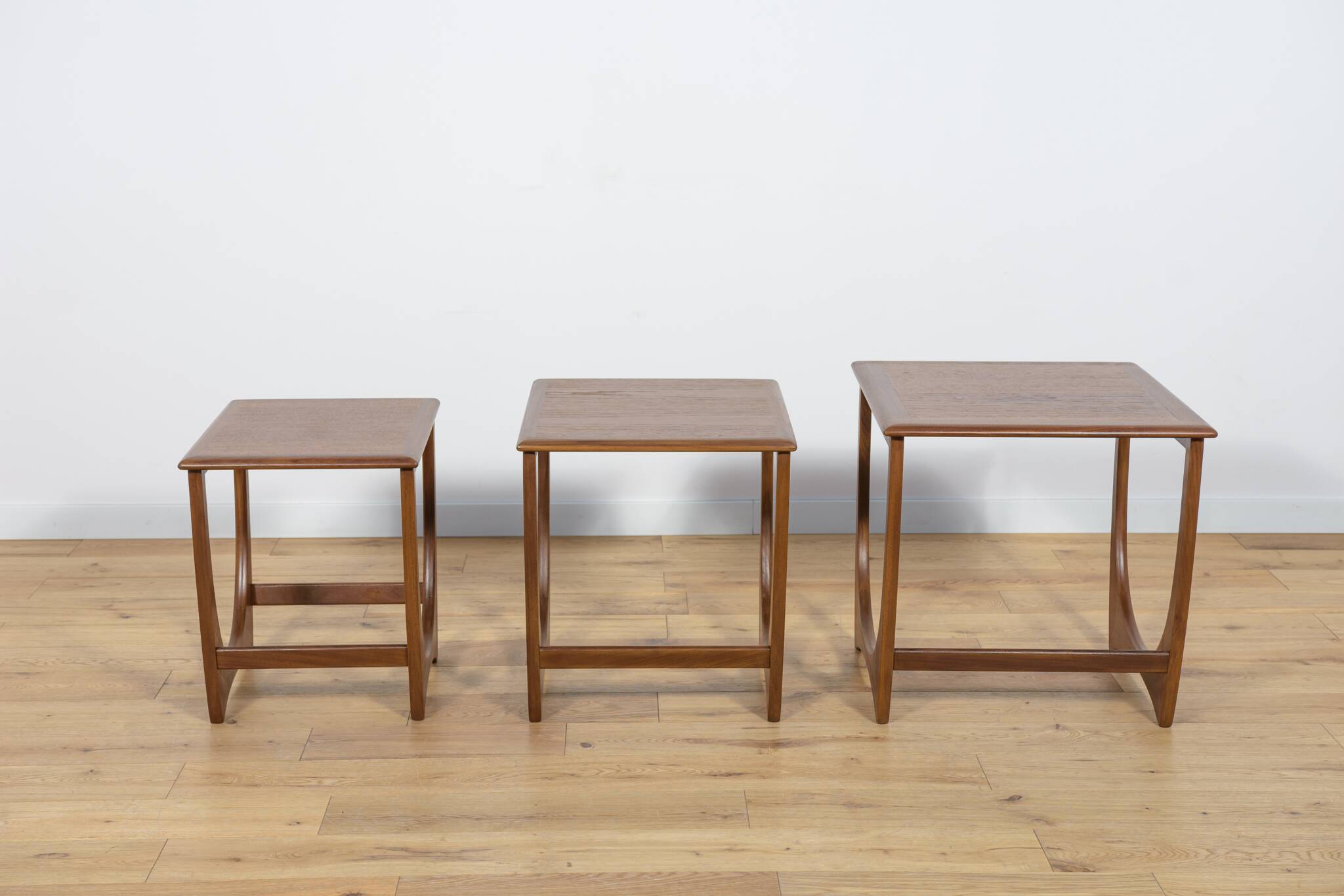 Mid-Century Teak Nesting Tables by V. Wilkins for G-Plan, 1970s, Set of 3