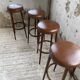 Set of 4 high bistro stools Baumann