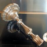 18th century chiseled bronze candlestick