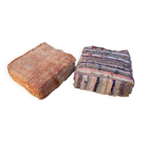 Pair of Moroccan poufs