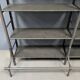 Industrial Iron Library Wall Shelving Cabinet