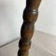 Turned wooden stool
