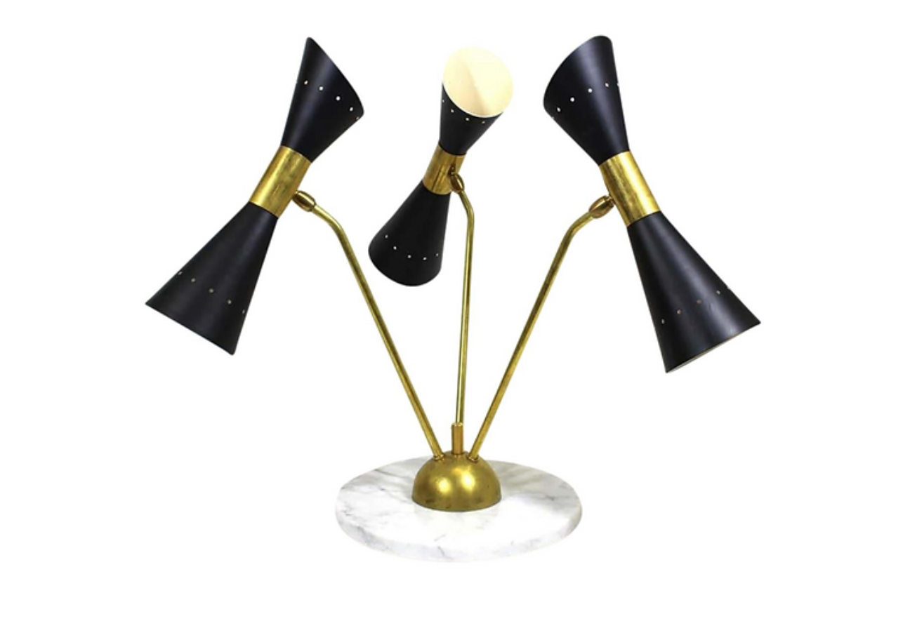 Italian lamp butterfly black