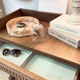 Restored vintage entry console