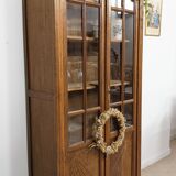 Wardrobe with vintage display case