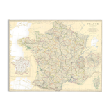 Antique Map of France circa 1869 Keith Johnston Royal Atlas Hand coloured map