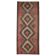 Vintage rugs wool kilim geometric rust carpet traditional flat-woven kilim rug