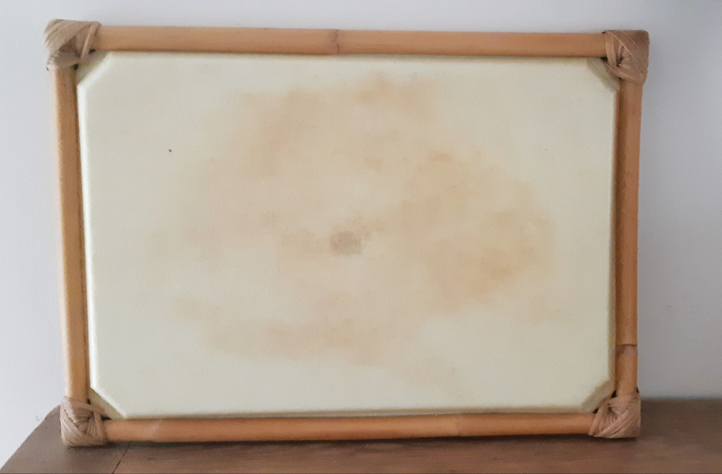 Fiberglass and rattan top