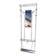 Aluminum floor coat rack