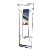 Aluminum floor coat rack