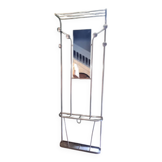 Portemanteau sur pied en aluminium