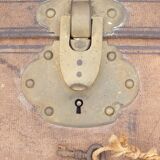 Old suitcase with compartment