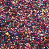 Tapis Rag Rug morceaux de tissus multicolores