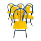 Set of 6 vintage chairs design lounge by Baumann, 1980-90s