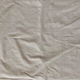 Old white sheet several rows of days lapel monogram