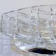 Art deco fruit bowl in crystal and metal husser strasbourg 1960 flat