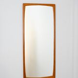 Mirror with teak frame