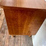 Pair of vintage oak bedside tables, 1960s