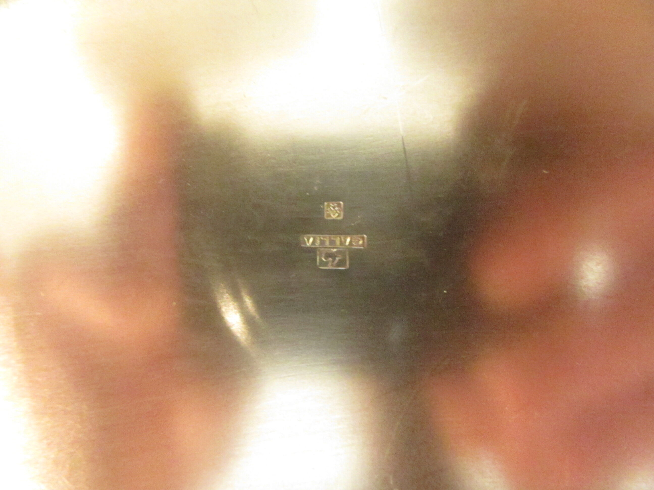 Christofle silver metal platter