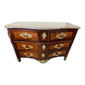 Louis 15 period 18th chest of drawers