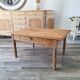 Farmhouse coffee table in solid wood, country style.