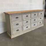 Old cabinet with 12 drawers