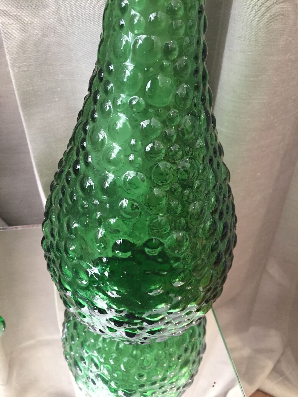 Bottle empoli genie bubble green made in italy