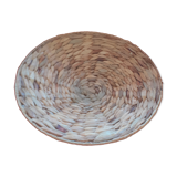 Straw basket. Round.