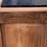 Parisian art deco buffet walnut brut massive 1920