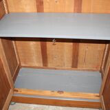 Grey pine wardrobe