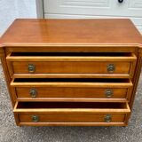 Magnificent Louis XVI style chest of drawers with three drawers