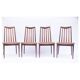 Set of 4 vintage Scandinavian Gplan chairs