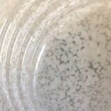Zebra opaline ceiling light