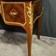 Petit Bureau de Milieu en Acajou et Palissandre, style Louis XV, époque Napoléon III – Milieu XIXe