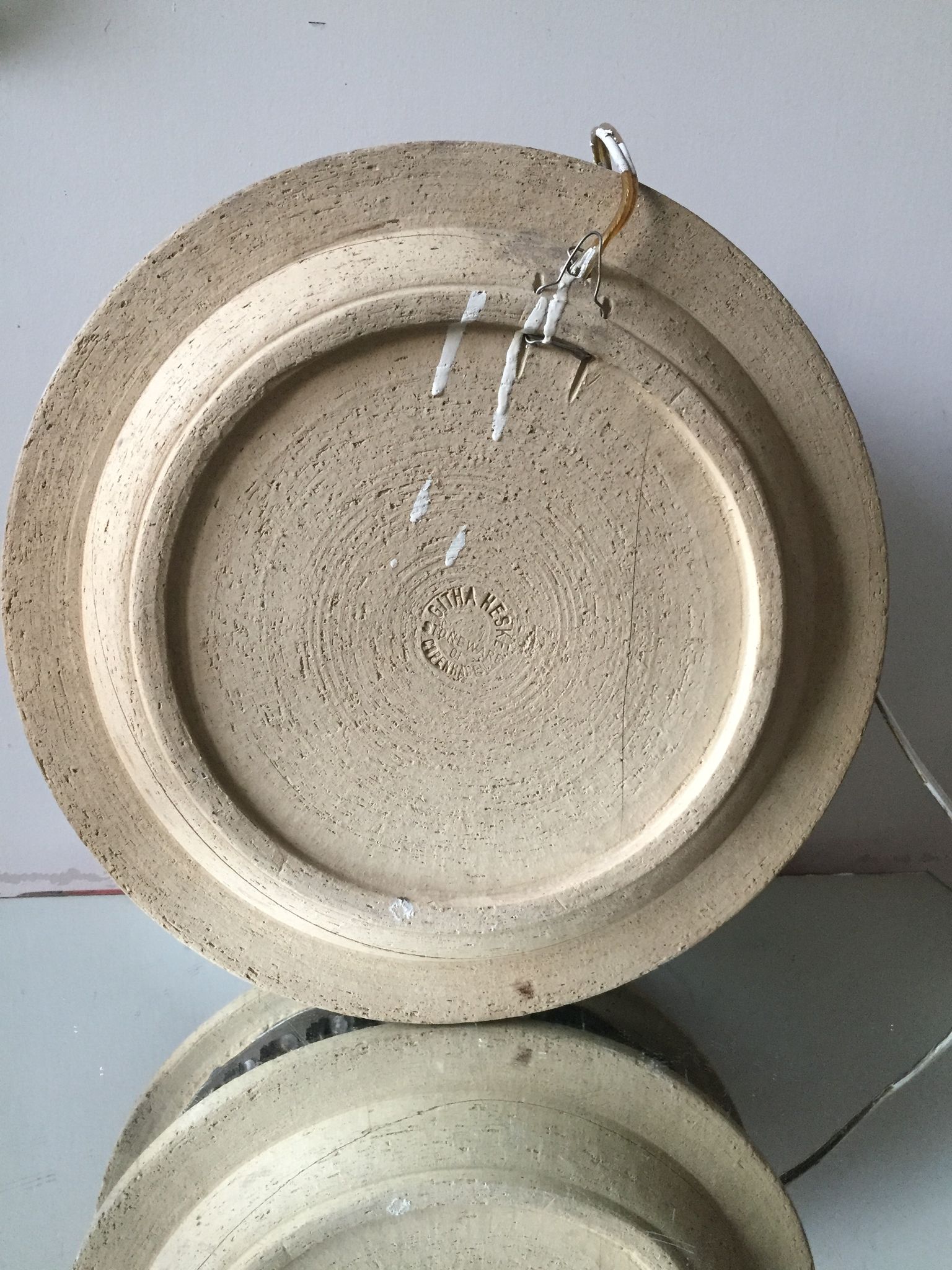 Ceramic wall lamp by Githa Heske