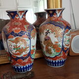 Pair of vases Imari XIXeme