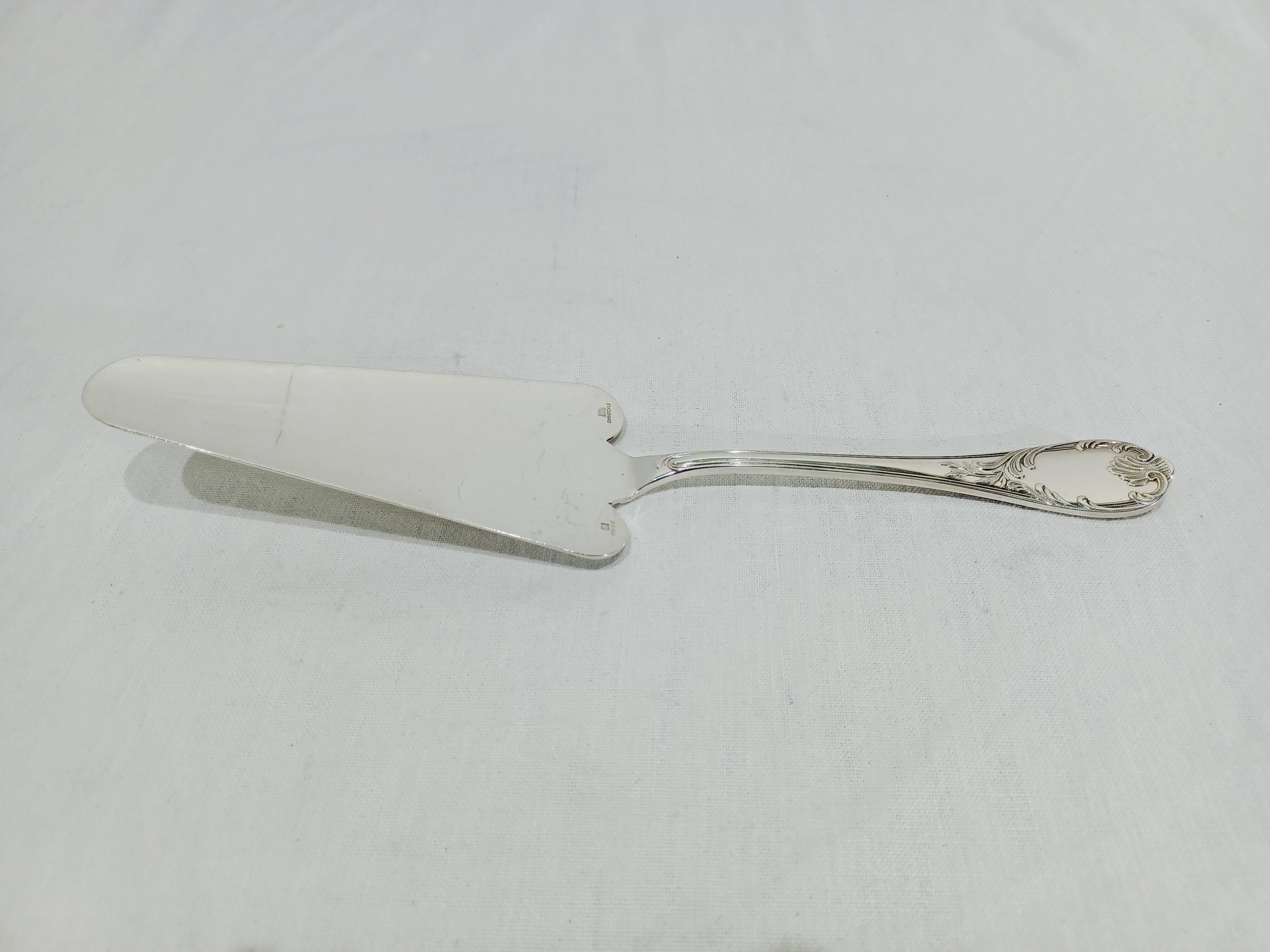 Christofle – Silver-Plated Metal Pie Server Marly Model