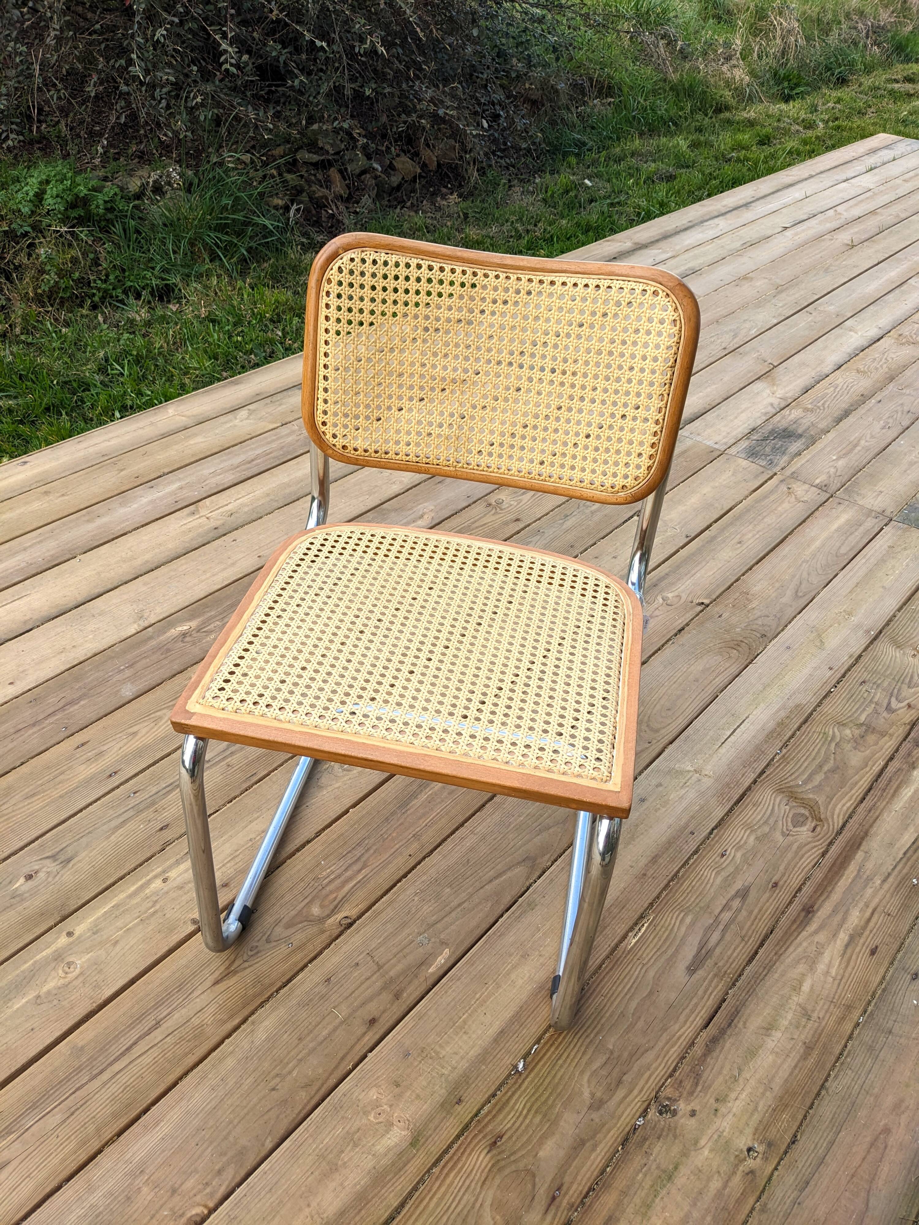Chaise Cesca Marcel Breuer B32 en hêtre clair