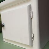 Buffet mado 50s white and brushed oak